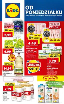 Lidl od poniedziałku