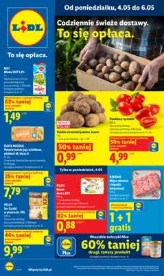 Lidl od poniedziałku