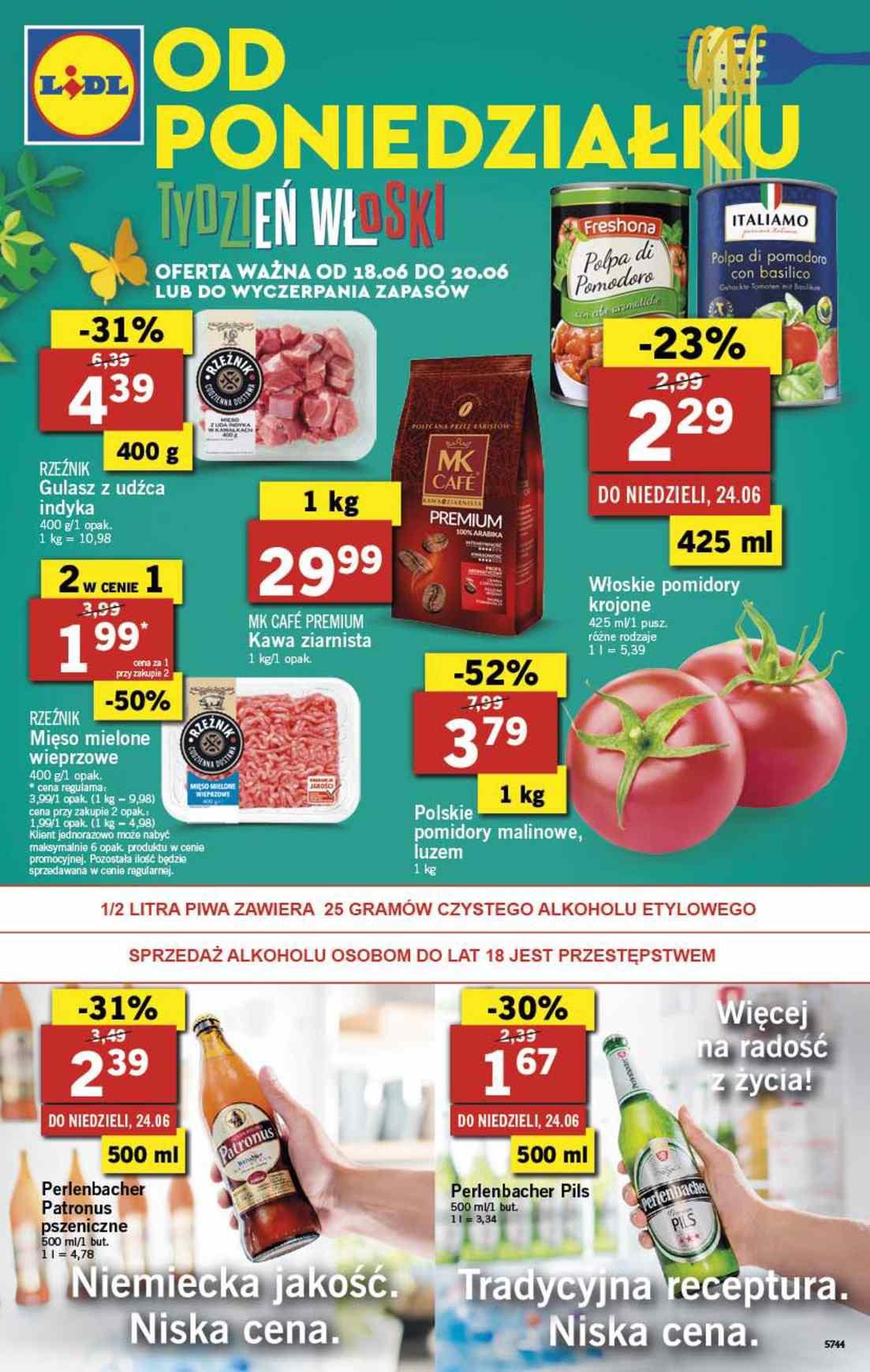 Gazetka promocyjna Lidl str. 1