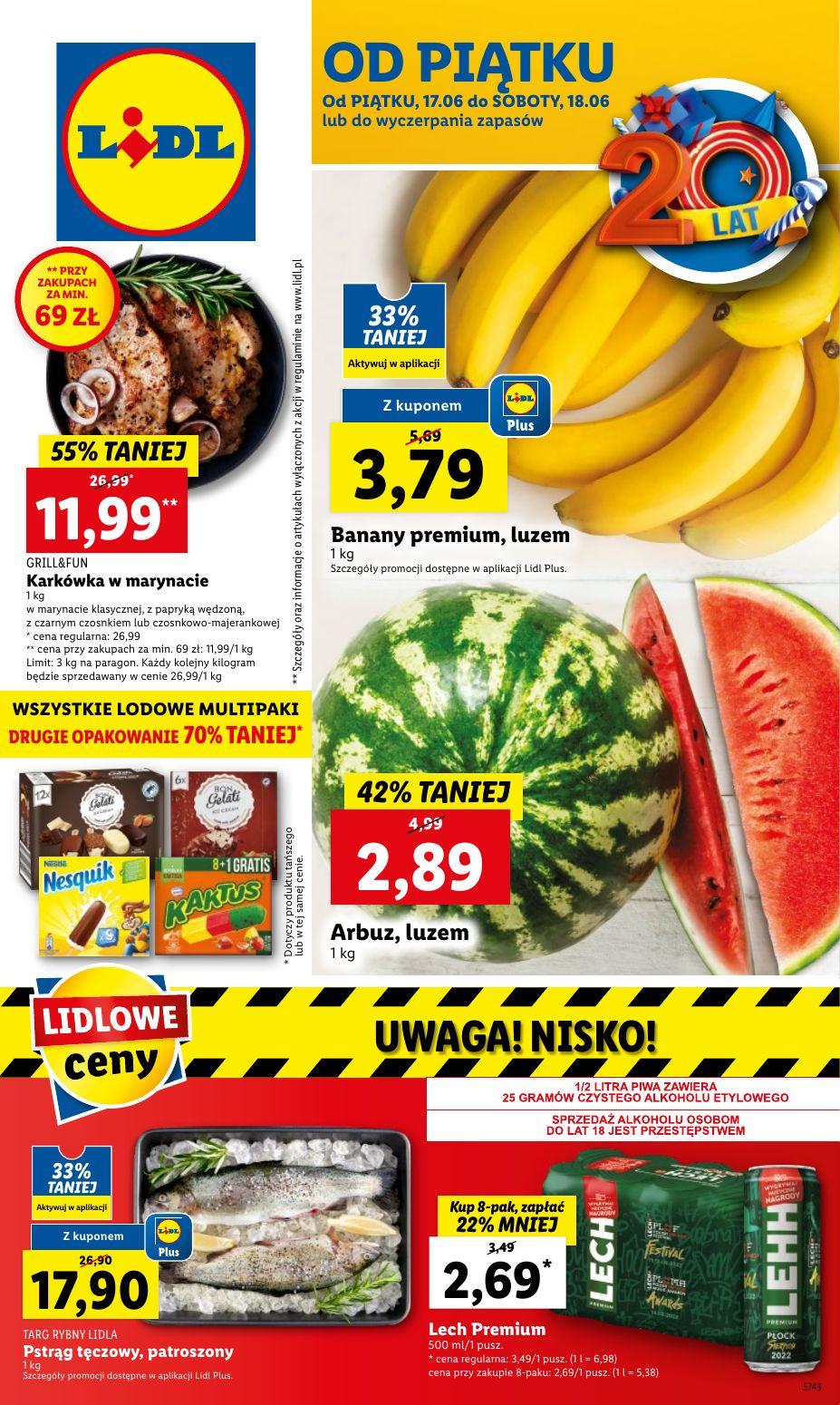 Gazetka promocyjna Lidl str. 1