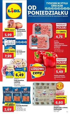 Lidl od poniedziałku