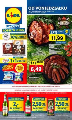 Lidl od poniedziałku