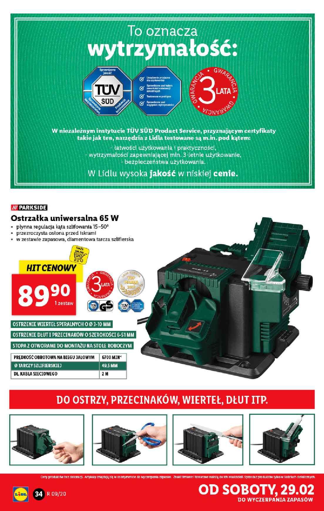 Gazetka promocyjna Lidl str. 34