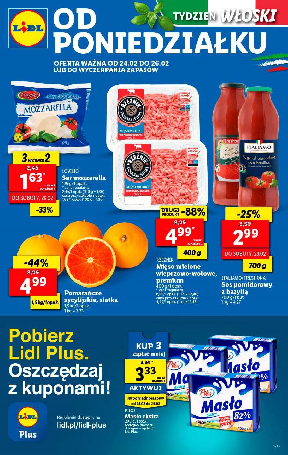 Gazetka promocyjna Lidl str. 1