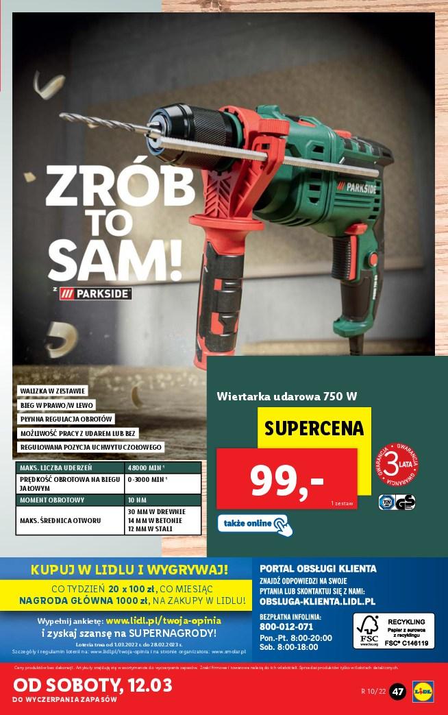 Gazetka promocyjna Lidl str. 47