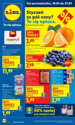 Lidl od poniedziałku
