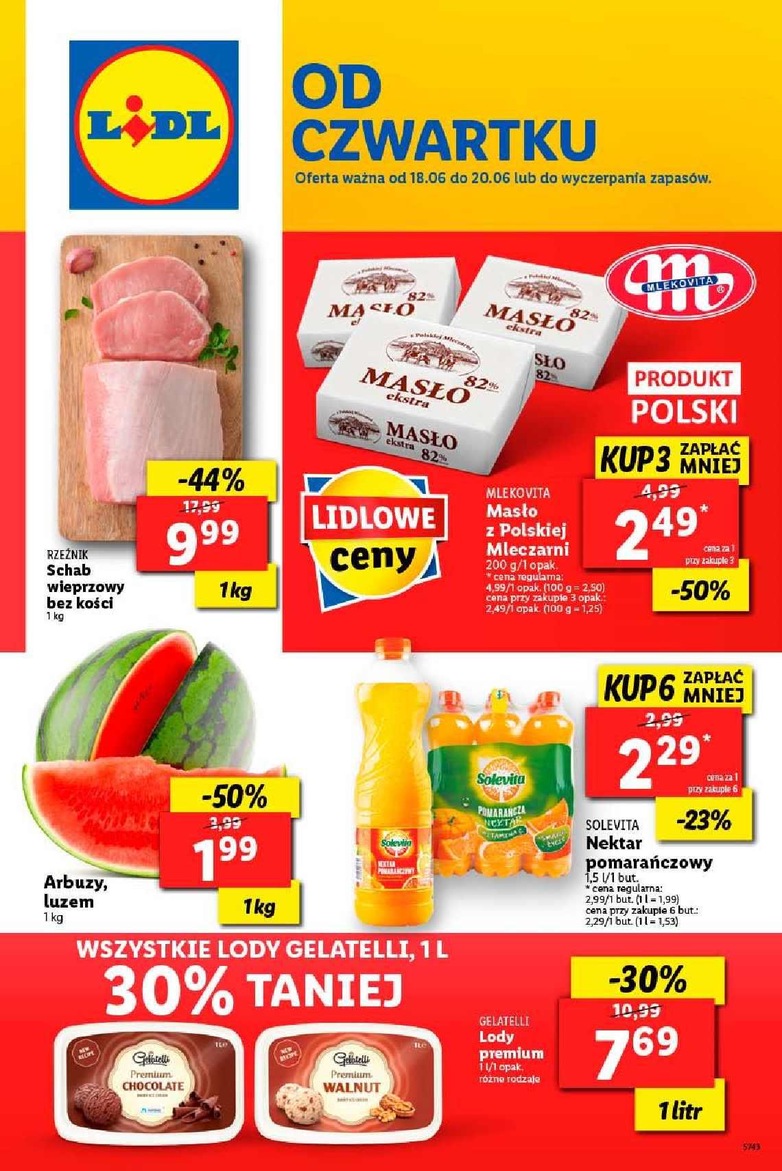 Gazetka promocyjna Lidl str. 1