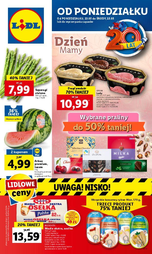 Gazetka promocyjna Lidl str. 1