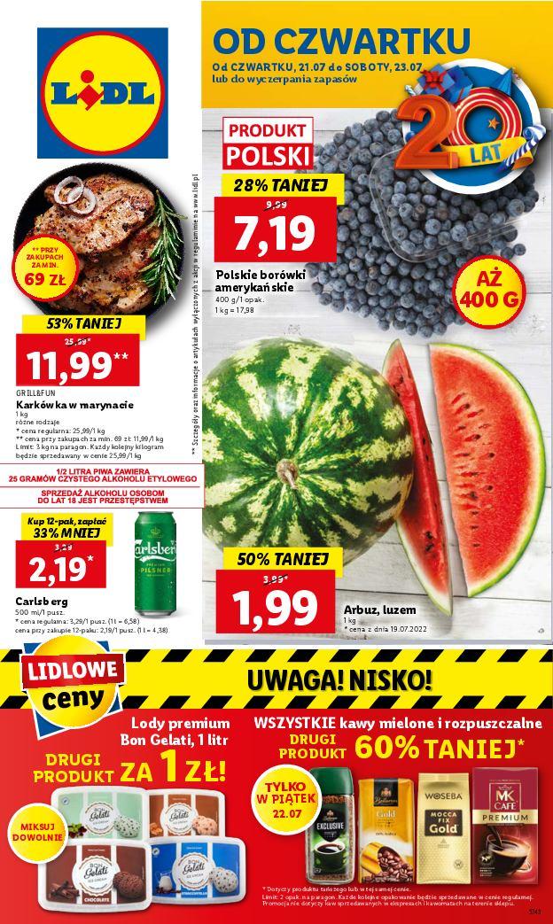 Gazetka promocyjna Lidl str. 1