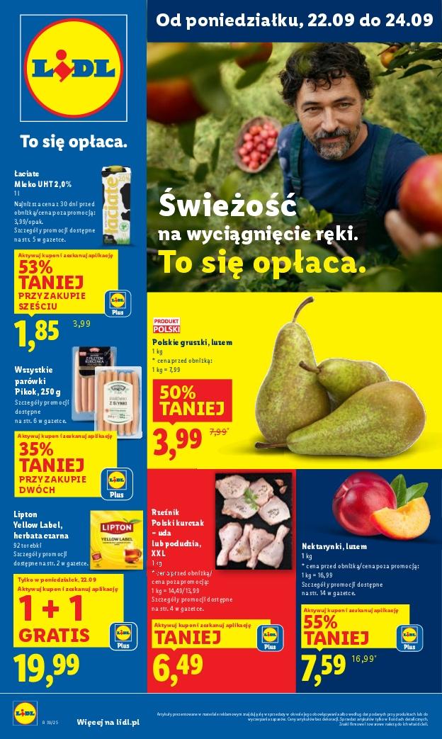 Gazetka promocyjna Lidl str. 1