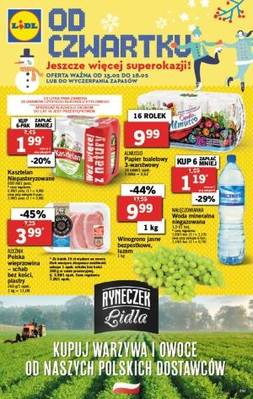 Lidl gazetka żółta
