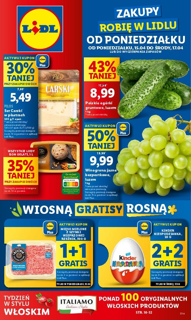 Gazetka promocyjna Lidl str. 1