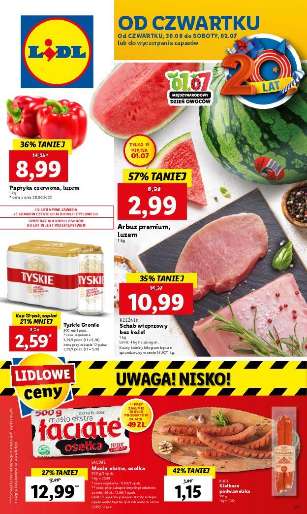 Gazetka promocyjna Lidl str. 1