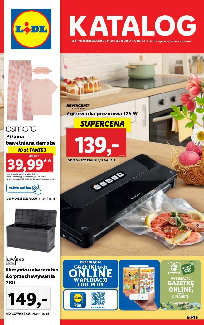 Gazetka promocyjna Lidl str. 1
